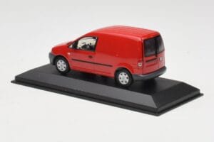 Volkswagen Caddy 2K Red Minichamps 1:43 CADDY008 Diecast - image 3 of 4