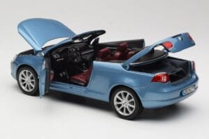 Volkswagen Eos Blue Norev 1:18 188422 Diecast - image 5 of 8