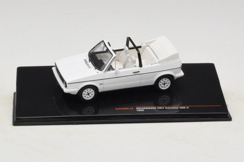 Volkswagen Golf Cabriolet Mk1 White IXO 1:43 CLC590N Diecast
