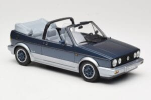 Volkswagen Golf Mk1 Cabriolet Bel Air Blue Metallic Norev 1:18 188404 Diecast - image 4 of 6
