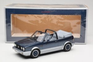 Volkswagen Golf Mk1 Cabriolet Bel Air Blue Metallic Norev 1:18 188404 Diecast - image 6 of 6