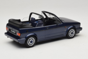 Volkswagen Golf Mk1 Cabriolet Quartett Inca Blue Norev 1:18 188628 Diecast - image 2 of 6