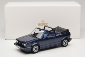 Volkswagen Golf Mk1 Cabriolet Quartett Inca Blue Norev 1:18 188628 Diecast - image 6 of 6
