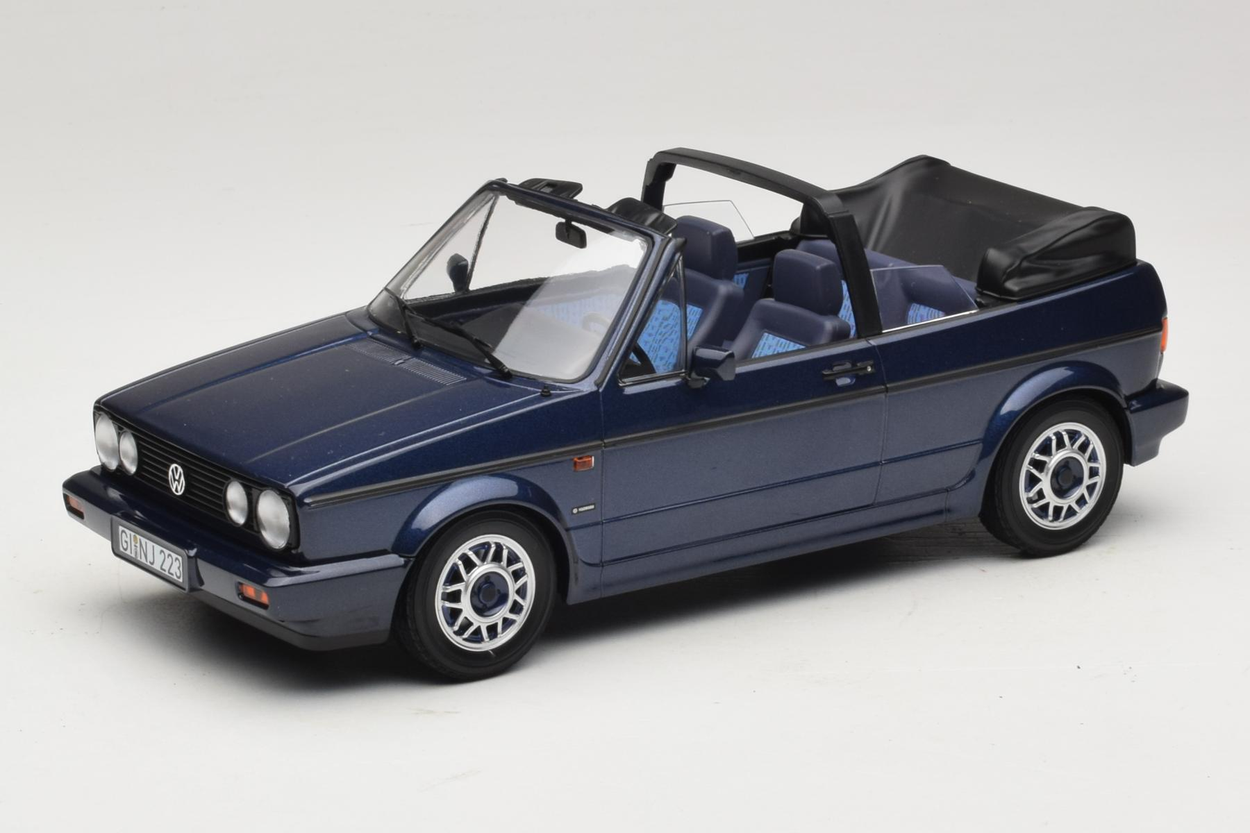 Volkswagen Golf Mk1 Cabriolet Quartett Inca Blue Norev 1:18