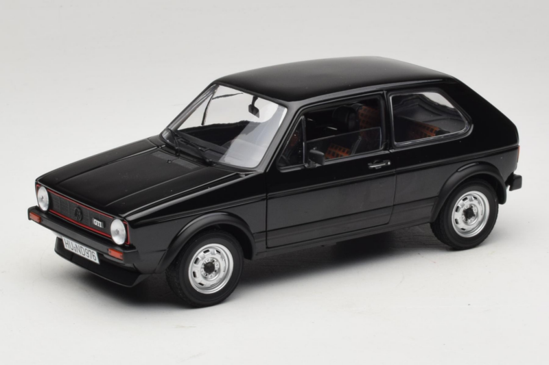 Volkswagen Golf Mk1 GTI Black Norev 1:18 188487 Diecast