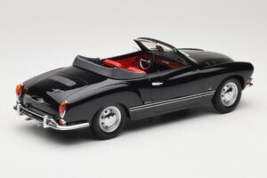 Volkswagen Karmann Ghia Convertible Black Minichamps 1:18 155054031 Diecast - image 2 of 6