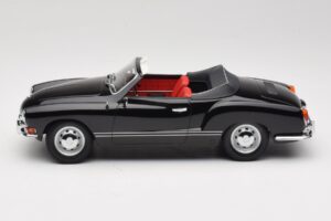 Volkswagen Karmann Ghia Convertible Black Minichamps 1:18 155054031 Diecast - image 3 of 6