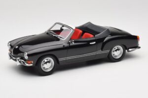 Volkswagen Karmann Ghia Convertible Black Minichamps 1:18 155054031 Diecast