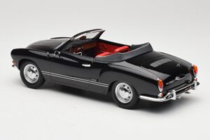 Volkswagen Karmann Ghia Convertible Black Minichamps 1:18 155054031 Diecast - image 5 of 6