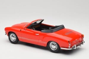 Volkswagen Karmann Ghia Convertible Red Minichamps 1:18 155054030 Diecast - image 5 of 6