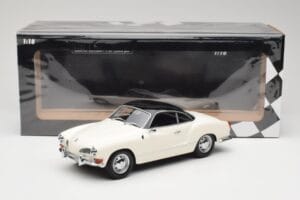 Volkswagen Karmann Ghia Cream Black Minichamps 1:18 155054021 Diecast - image 6 of 6