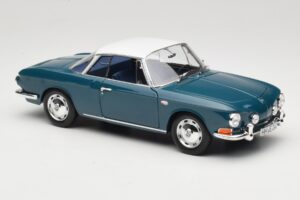 Volkswagen Karmann Ghia Type 34 1500 Sea Blue Norev 1:18 188646 Diecast - image 6 of 8