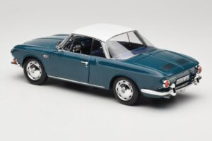 Volkswagen Karmann Ghia Type 34 1500 Sea Blue Norev 1:18 188646 Diecast - image 7 of 8