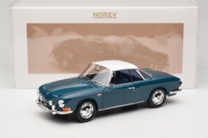 Volkswagen Karmann Ghia Type 34 1500 Sea Blue Norev 1:18 188646 Diecast - image 8 of 8
