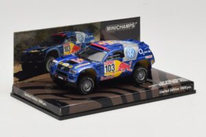Volkswagen Race Touareg #103 B. Saby / R. Perin Winner Rally Por Las Pampas 2005 Minichamps 1:43 436055303 Diecast - image 2 of 4