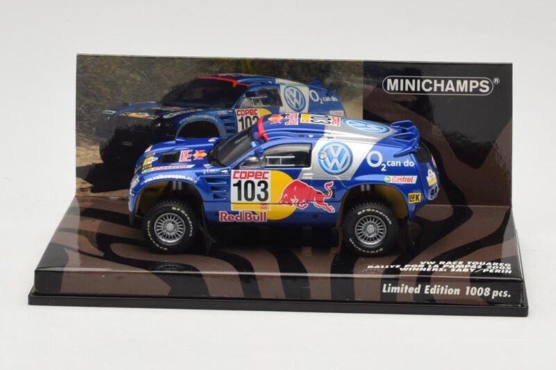 Volkswagen Race Touareg #103 B. Saby / R. Perin Winner Rally Por Las Pampas 2005 Minichamps 1:43 436055303 Diecast