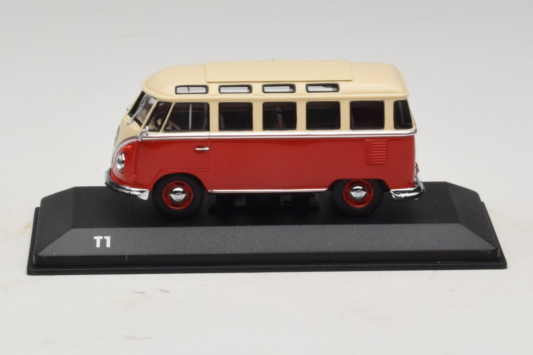 Minichamps Volkswagen T1 1:43 Diecast Red Beige 1952