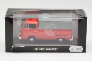 Volkswagen T2 Flatbed Fire Department Dortmund Minichamps 1:43 400053290 Diecast - image 4 of 4