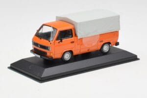 Volkswagen T3 Flatbed Orange Minichamps 1:43 400055200 Diecast - image 2 of 4