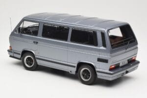 Volkswagen T3 Porsche B32 Minibus Blue KK-Scale 1:18 KKDC180221 Diecast - image 5 of 6
