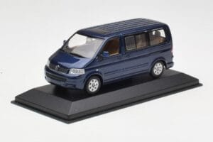 Volkswagen T5 Bus Shadow Blue Minichamps 1:43 842902102 Diecast - image 2 of 4
