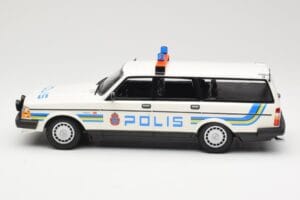 Volvo 240 GL Estate Polis Sweden Minichamps 1:18 155171480 Diecast - image 3 of 6