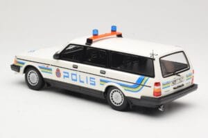 Volvo 240 GL Estate Polis Sweden Minichamps 1:18 155171480 Diecast - image 5 of 6