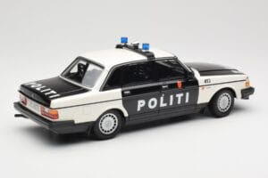 Volvo 240 GL Politi Norway Black Minichamps 1:18 155171496 Diecast - image 2 of 6