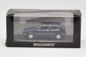 Volkswagen Golf Mk2 Blue Trade Show Sample Minichamps 1:43 GOLFHANDMUSTER Diecast - image 4 of 4