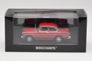 Volkswagen 1500 Ruby Red Minichamps 1:43 VW001 Diecast - image 4 of 4