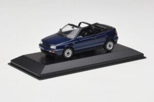 Volkswagen Golf Mk3 Cabriolet Maritime Blue Minichamps 1:43 400055530 Diecast - image 2 of 4