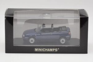 Volkswagen Golf Mk3 Cabriolet Maritime Blue Minichamps 1:43 400055530 Diecast - image 4 of 4