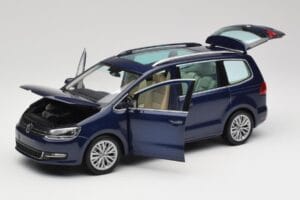 Volkswagen Sharan 7N Shadow Blue Metallic Minichamps 1:18 110051100 Diecast - image 2 of 8