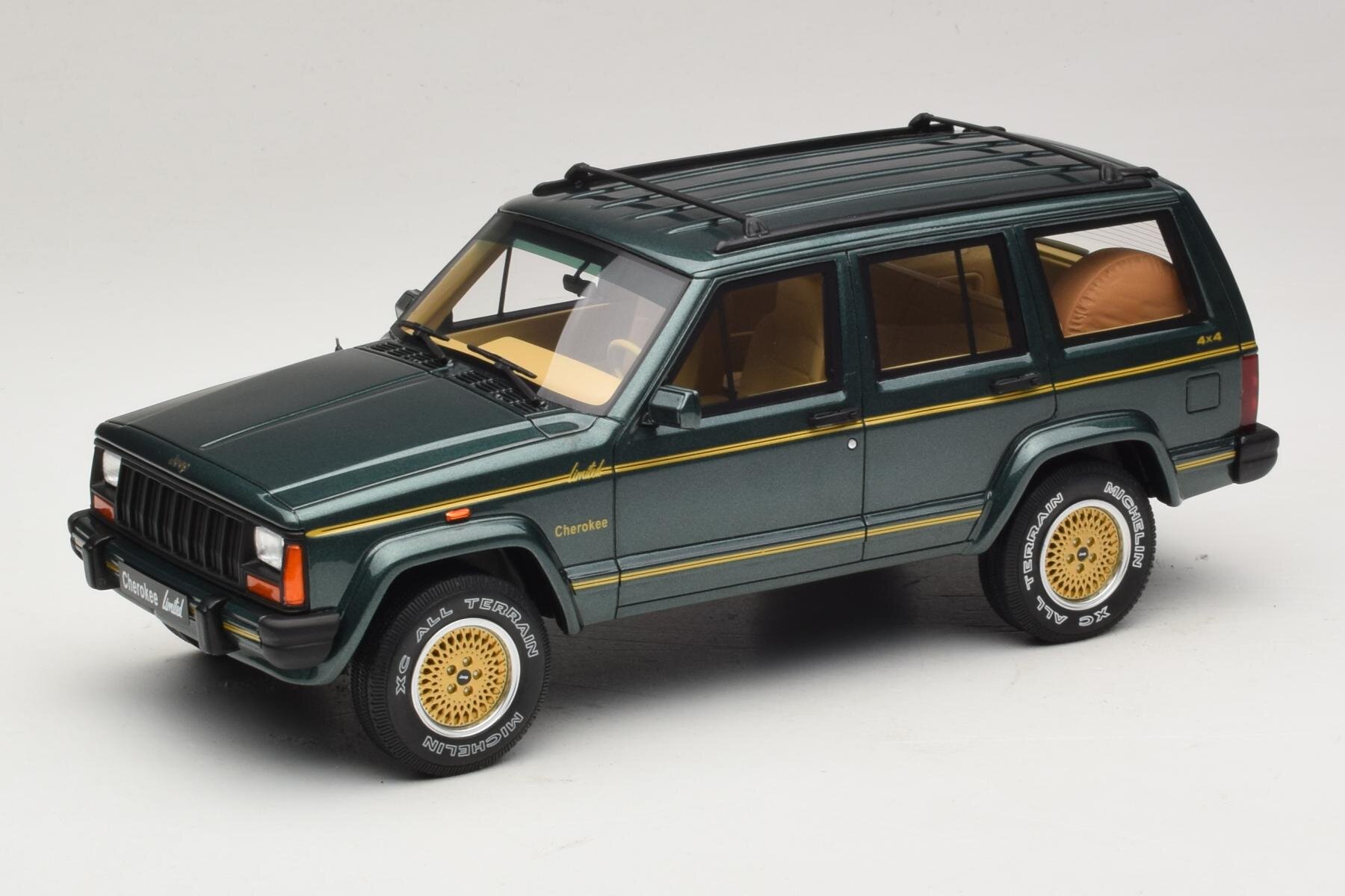 Jeep Cherokee XJ Limited Hunter Green Otto 1:18