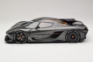 Koenigsegg Jesko Absolut 0-400-0 km/h Record Graphite Grey GT Spirit 1:12 GT575 Resin - image 3 of 6