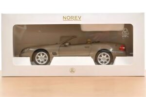 Mercedes SL500 R230 Travertine Beige Norev 1:18 183843 Diecast - image 2 of 2