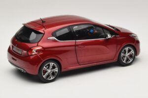 Peugeot 208 GTI Rubis Red Norev 1:18 184700 Diecast - image 3 of 8