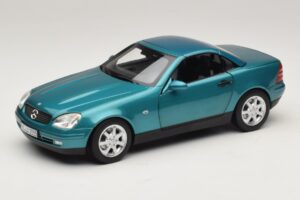 Mercedes SLK R170 Vivianite Green Norev 1:18 183021 Diecast - image 3 of 10