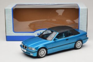 BMW 3 Series E36 Convertible Blue Metallic MCG 1:18 MCG18319 Diecast - image 7 of 7