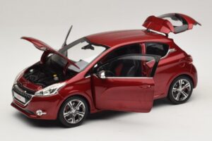 Peugeot 208 GTI Rubis Red Norev 1:18 184700 Diecast - image 2 of 8