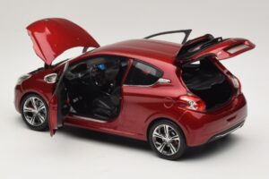 Peugeot 208 GTI Rubis Red Norev 1:18 184700 Diecast - image 5 of 8