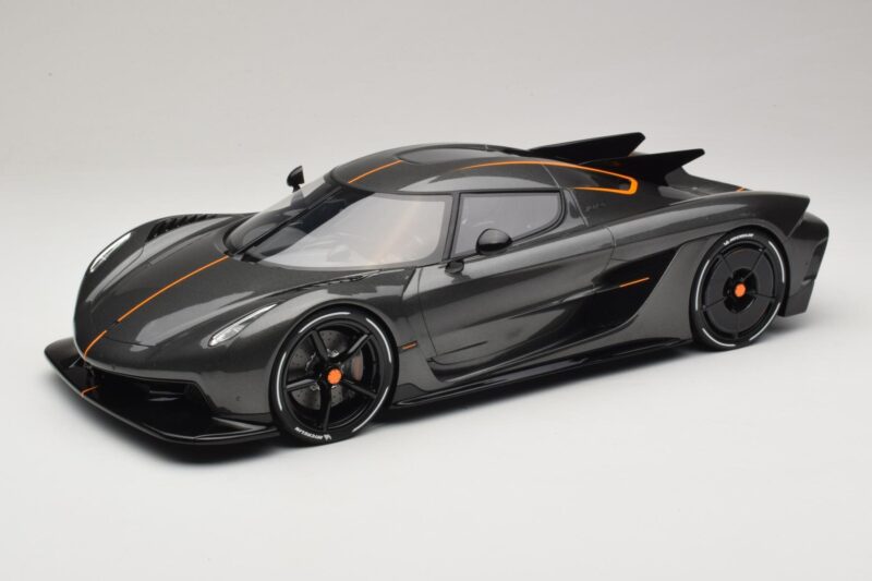 Koenigsegg Jesko Absolut 0-400-0 km/h Record Graphite Grey GT Spirit 1:12 Koenigsegg Jesko Absolut 0-400-0 km/h Record Graphite Grey GT Spirit 1:12 GT575 Resin