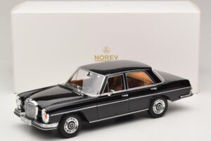 Mercedes 280 SE W108 Black Norev 1:18 183360 Diecast - image 8 of 8