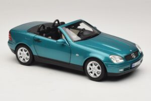 Mercedes SLK R170 Vivianite Green Norev 1:18 183021 Diecast - image 8 of 10