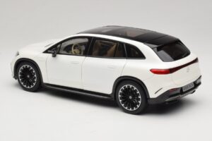 Mercedes EQS SUV X296 Manufaktur Diamond White NZG 1:18 B66960590 Diecast - image 7 of 8