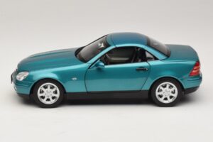 Mercedes SLK R170 Vivianite Green Norev 1:18 183021 Diecast - image 5 of 10