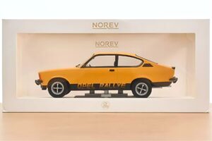 Opel Kadett C Rallye 2.0E Brilliant Ochre Norev 1:18 183659 Diecast - image 2 of 2