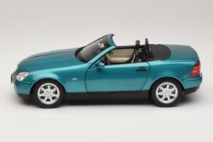 Mercedes SLK R170 Vivianite Green Norev 1:18 183021 Diecast - image 6 of 10