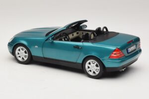 Mercedes SLK R170 Vivianite Green Norev 1:18 183021 Diecast - image 9 of 10