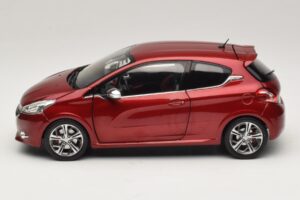 Peugeot 208 GTI Rubis Red Norev 1:18 184700 Diecast - image 4 of 8